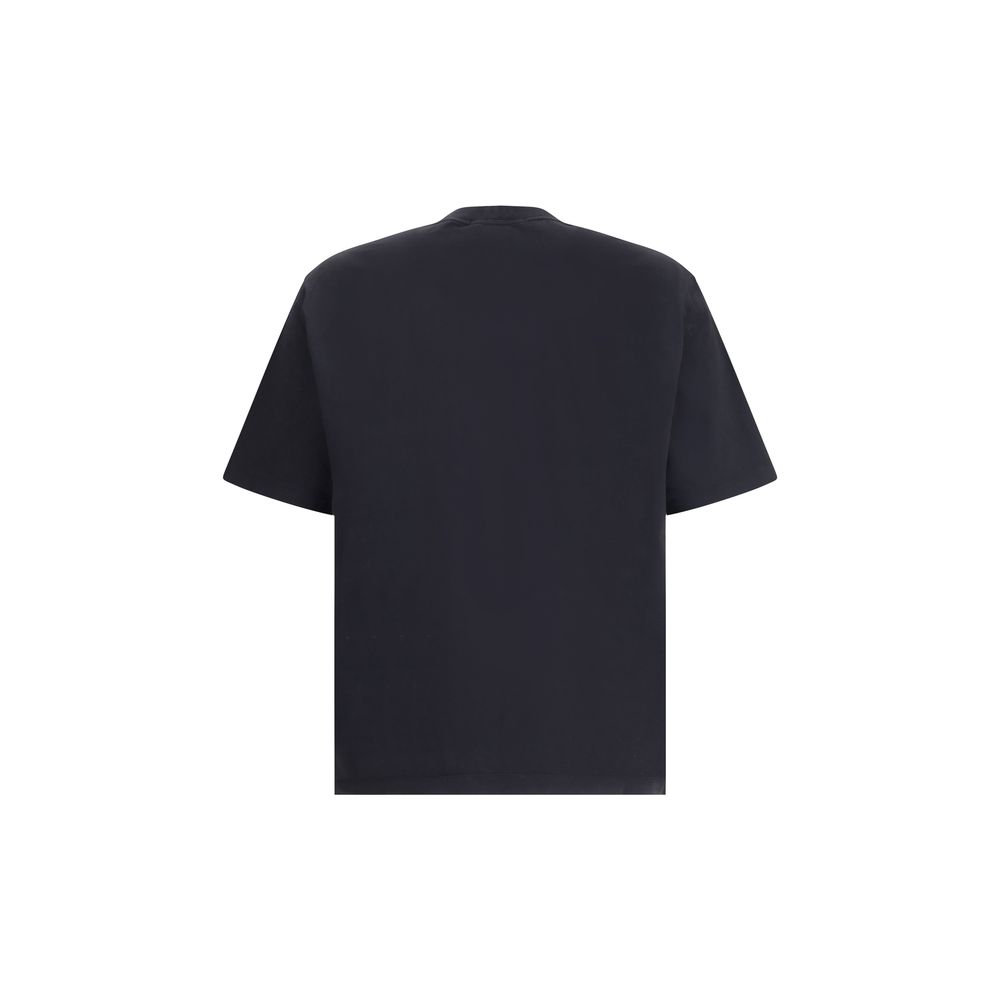 T-Shirt Stone Island logo noir