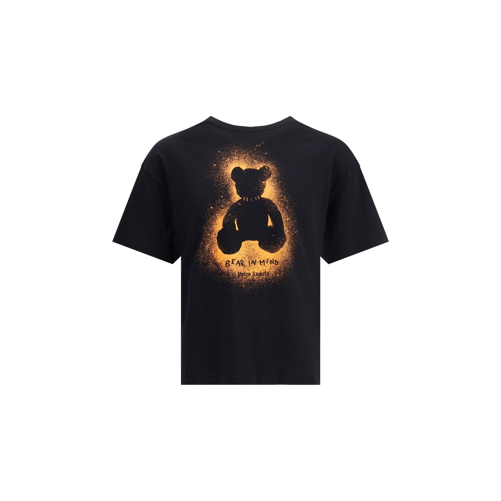 T-shirt Palm Angels Spray Bear blanc
