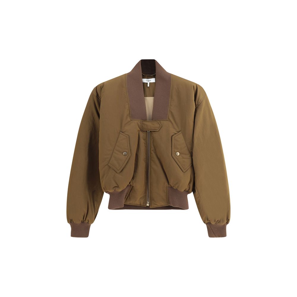 Bomber Chloé Nylon noir