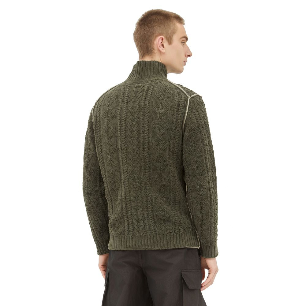 Cardigan C.P. Company brodé vert