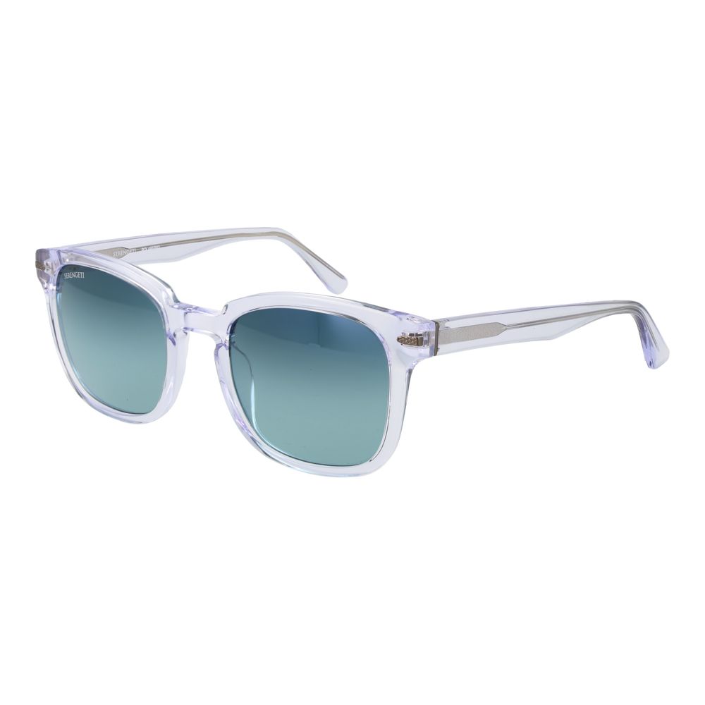 Lunettes Serengeti transparentes bleues