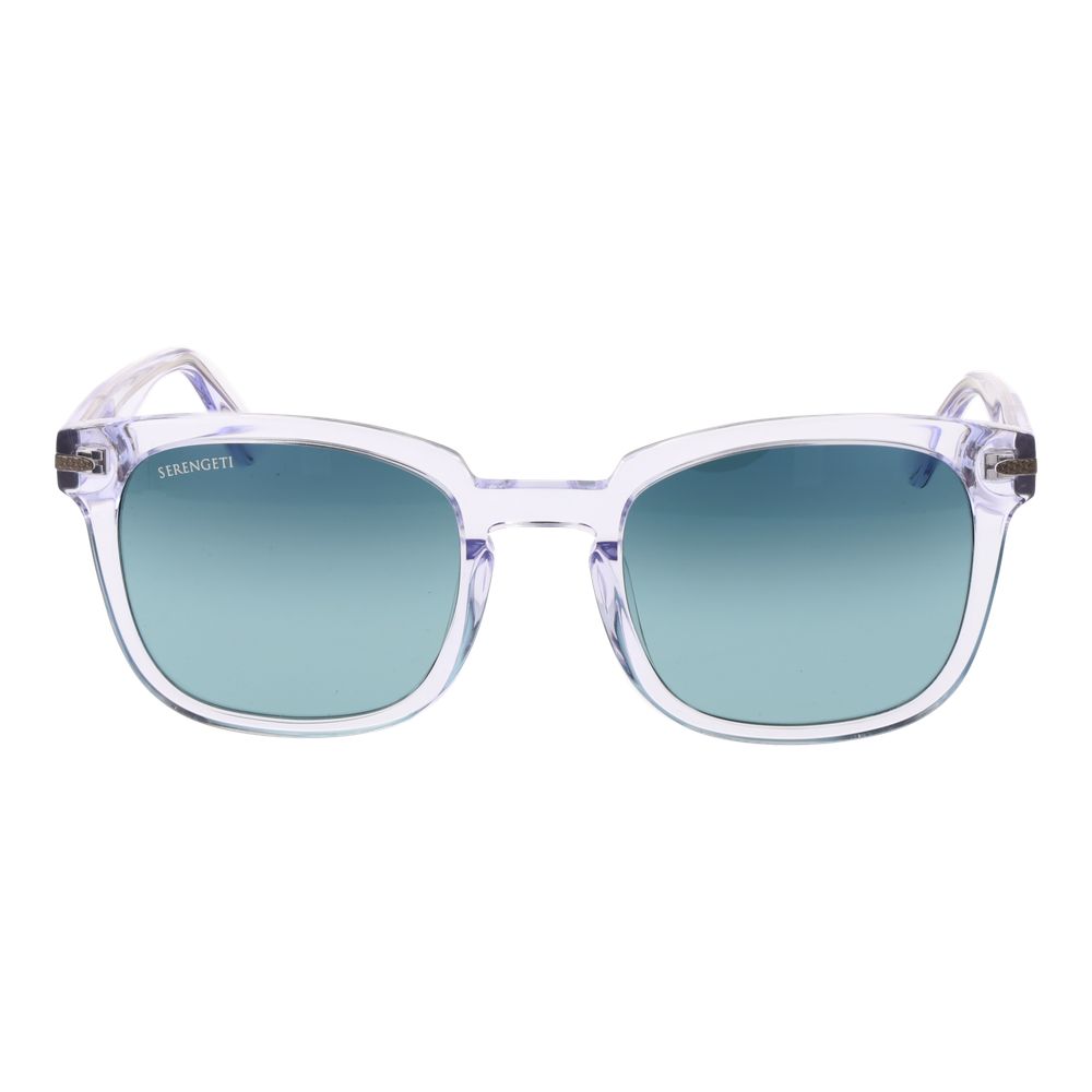 Lunettes Serengeti transparentes bleues