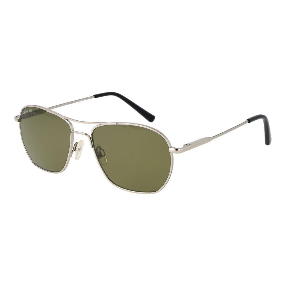 Lunettes Serengeti Aviator argentées