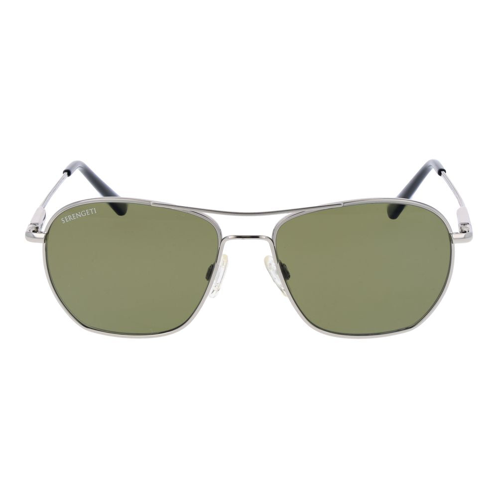 Lunettes Serengeti Aviator argentées