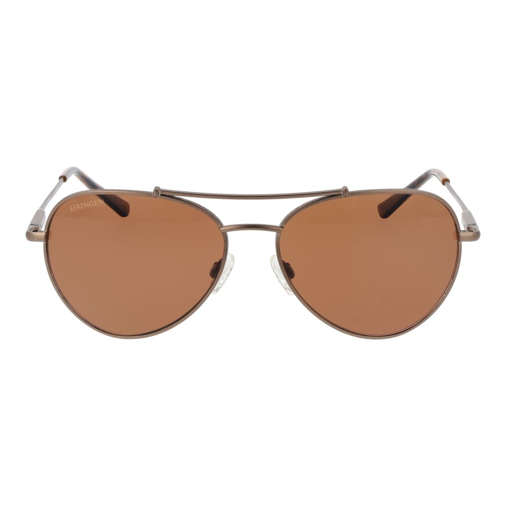 Lunettes Serengeti Brown unisexes marron