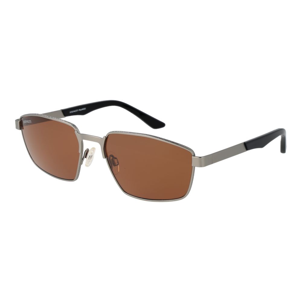 Lunettes Gray Men géométriques gunmetal