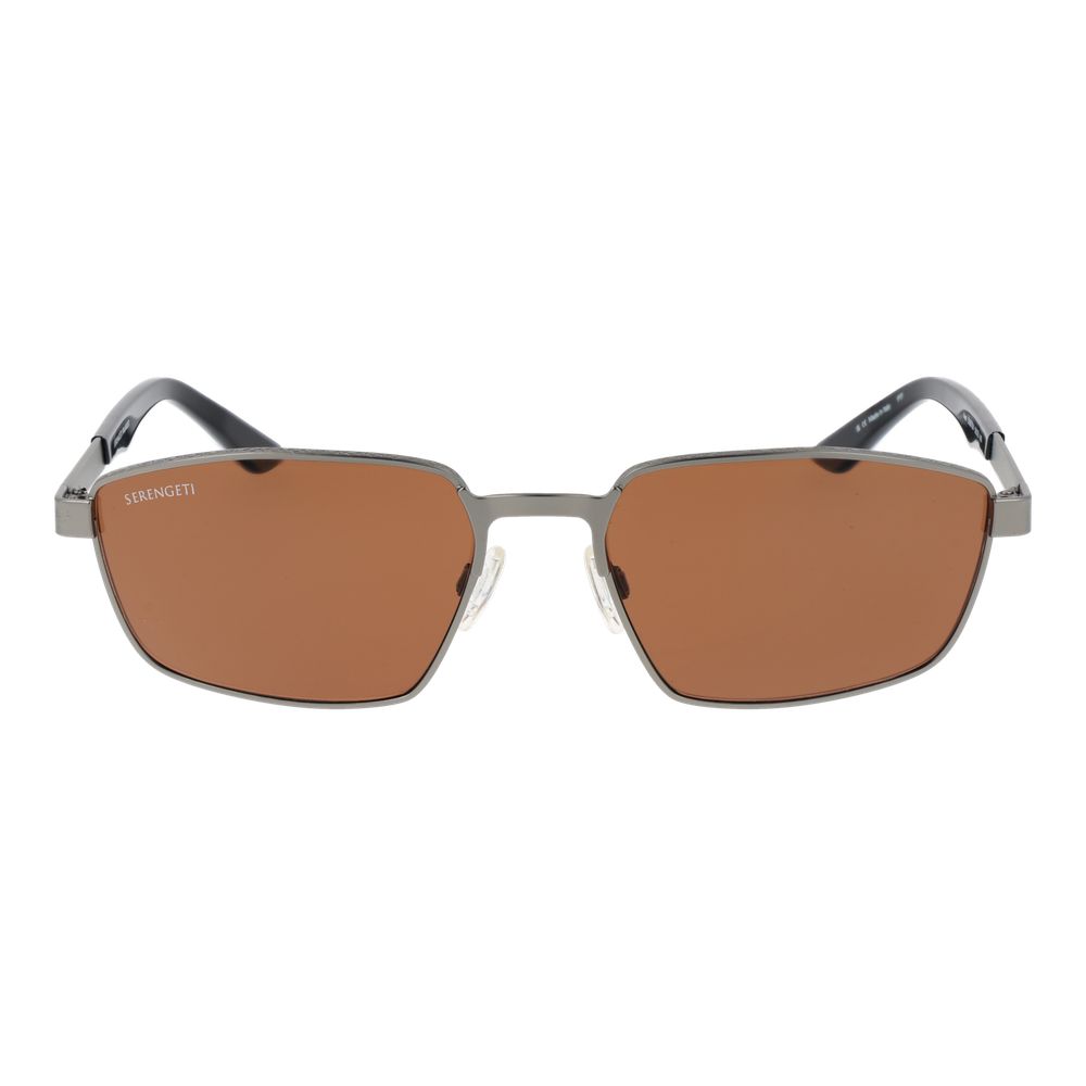 Lunettes Gray Men géométriques gunmetal