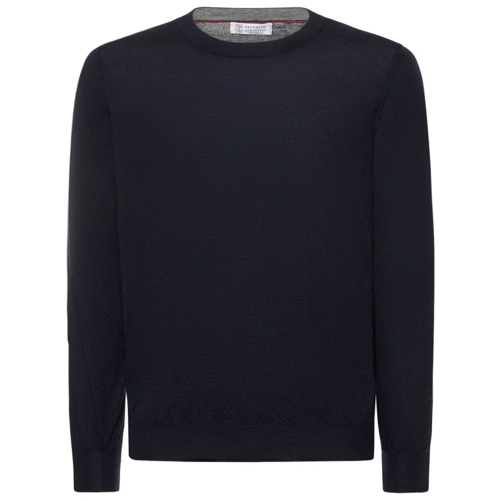 Pull Brunello Cucinelli bleu