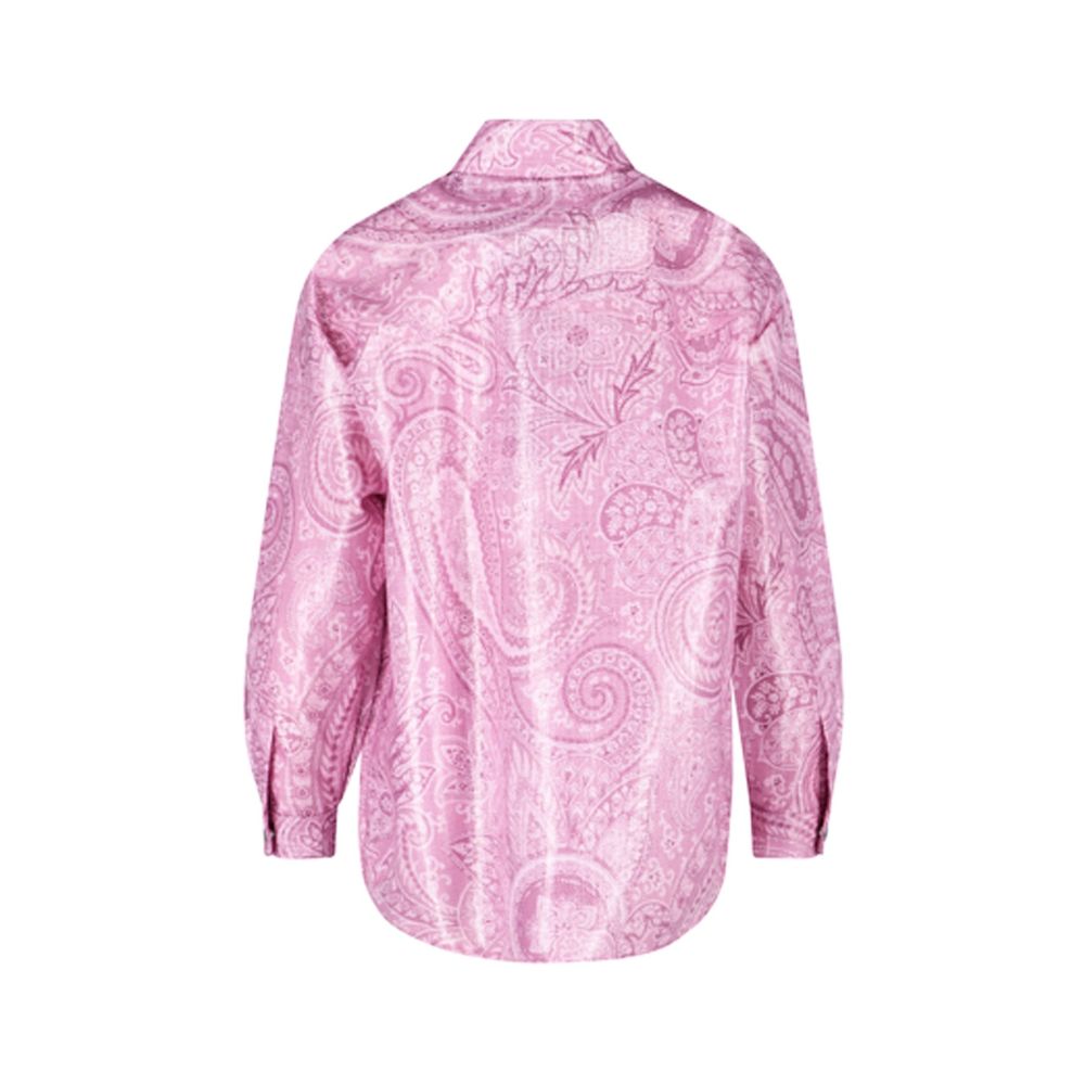 Chemise en nylon imprimée multicolore