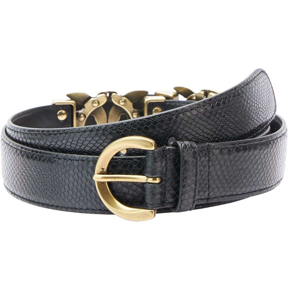Ceinture Pinko python noire