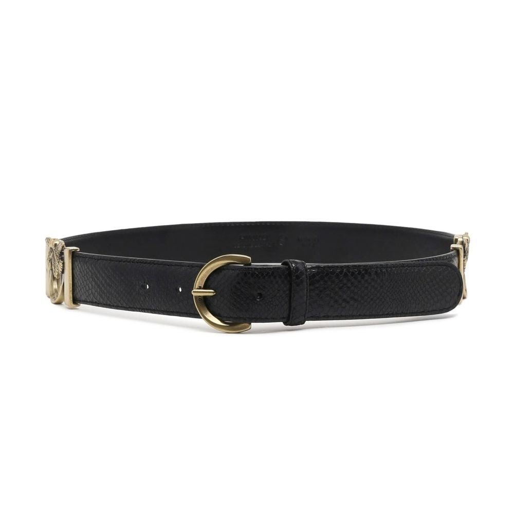Ceinture Pinko python noire