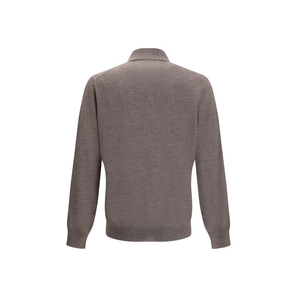 Polo Brunello Cucinelli classique gris