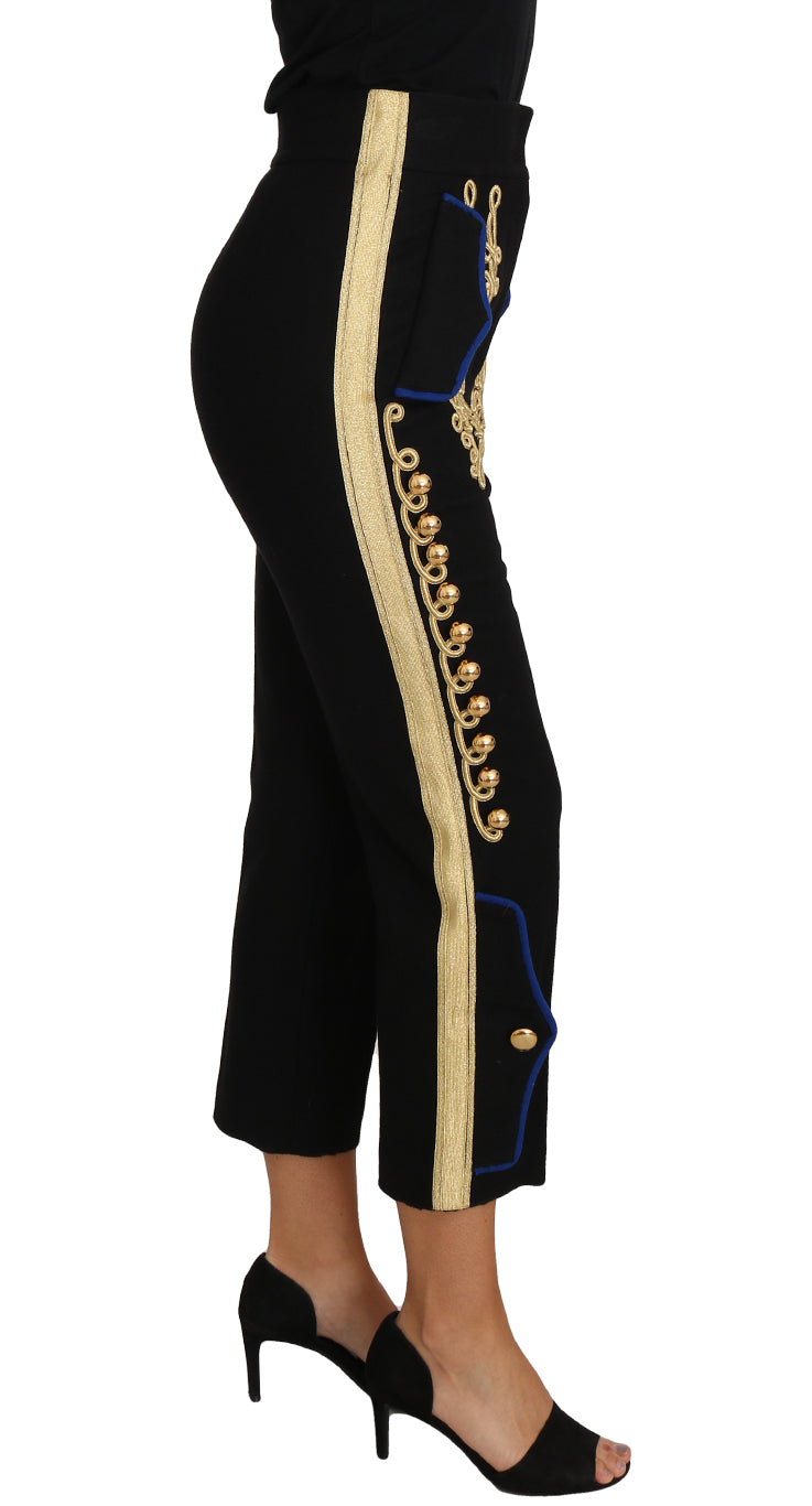 Pantalons Dolce & Gabbana militaires noirs