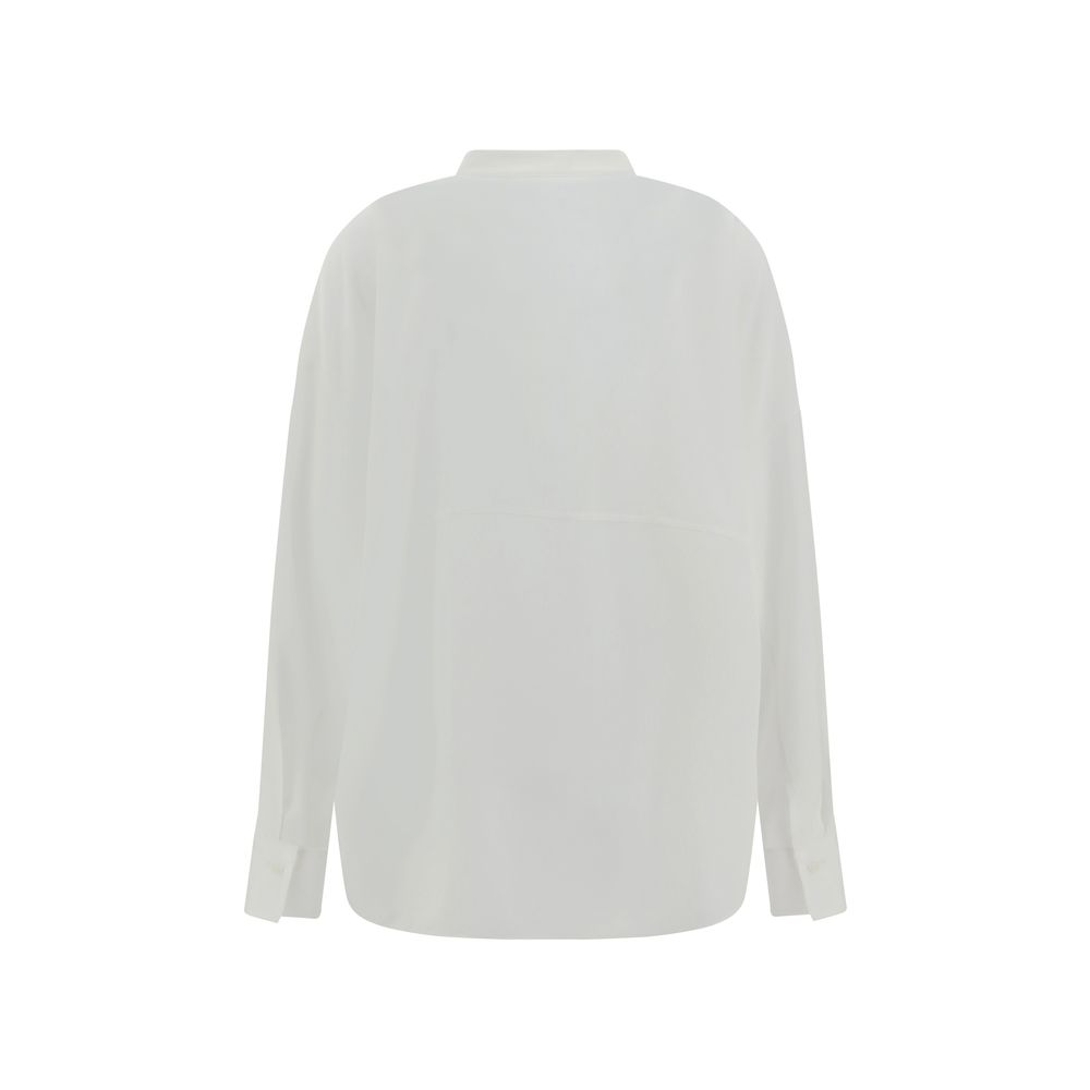 Blouse Brunello Cucinelli en soie rose