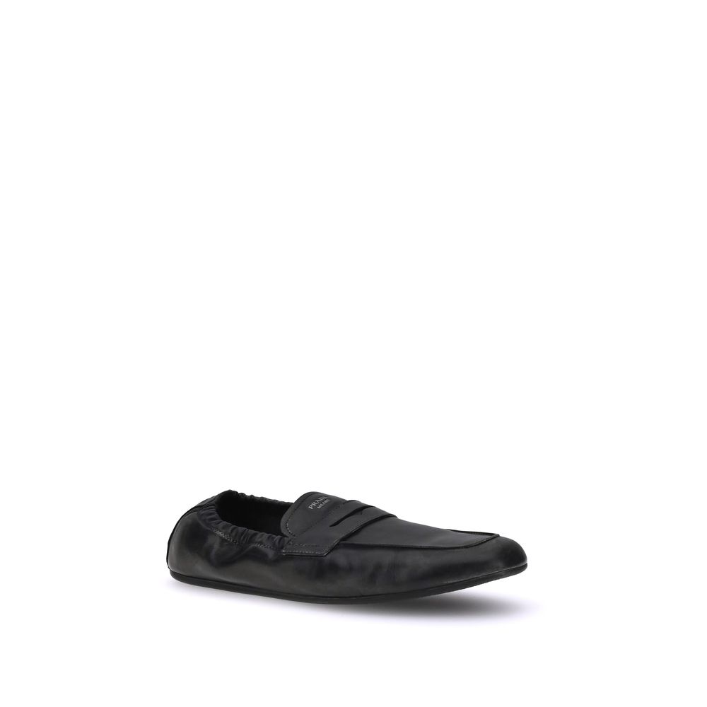 Loafers Prada Shuffle cuir vieilli