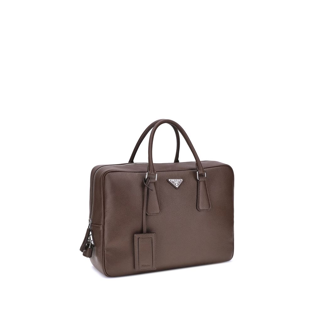 Sac Prada homme cuir noir