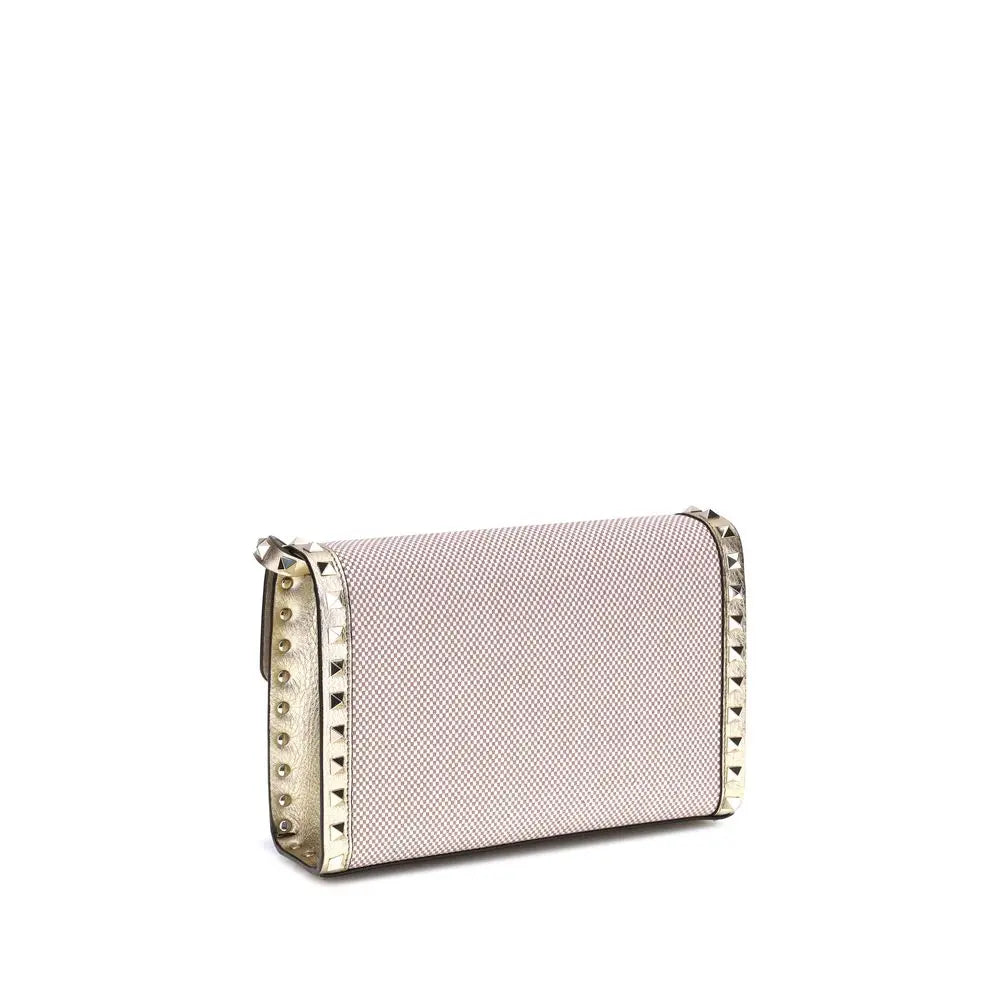 Sac épaule Valentino Garavani Rockstud beige Valentino Garavani