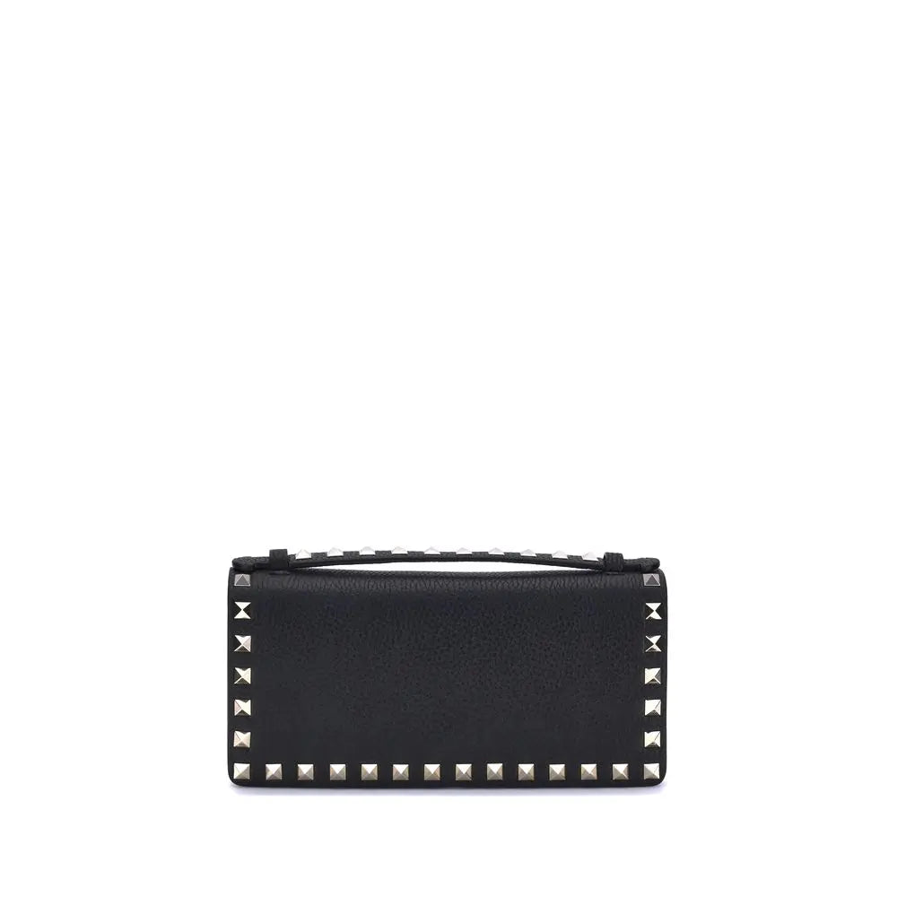 Portefeuille Valentino Garavani Rockstud noir Valentino Garavani