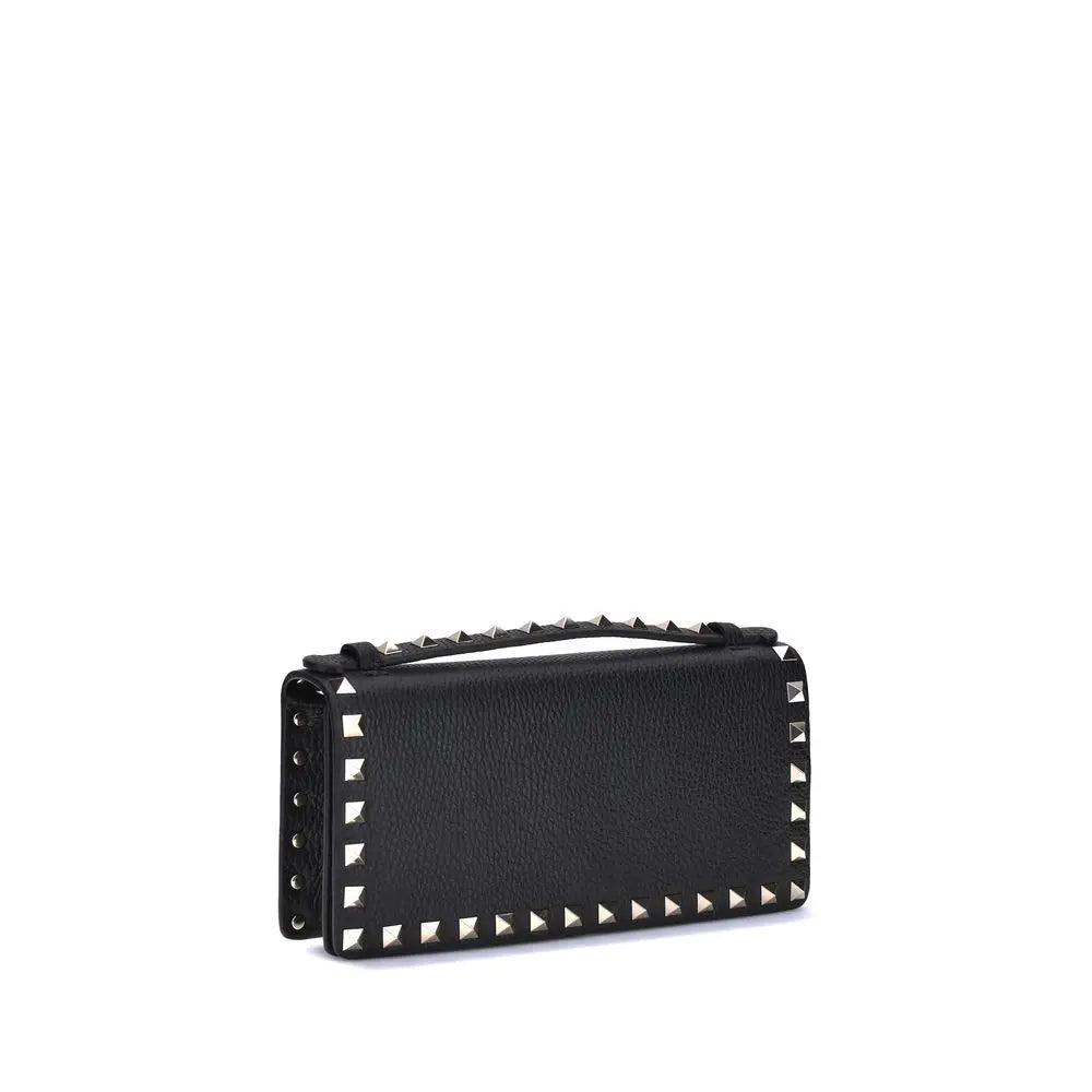 Portefeuille Valentino Garavani Rockstud noir Valentino Garavani