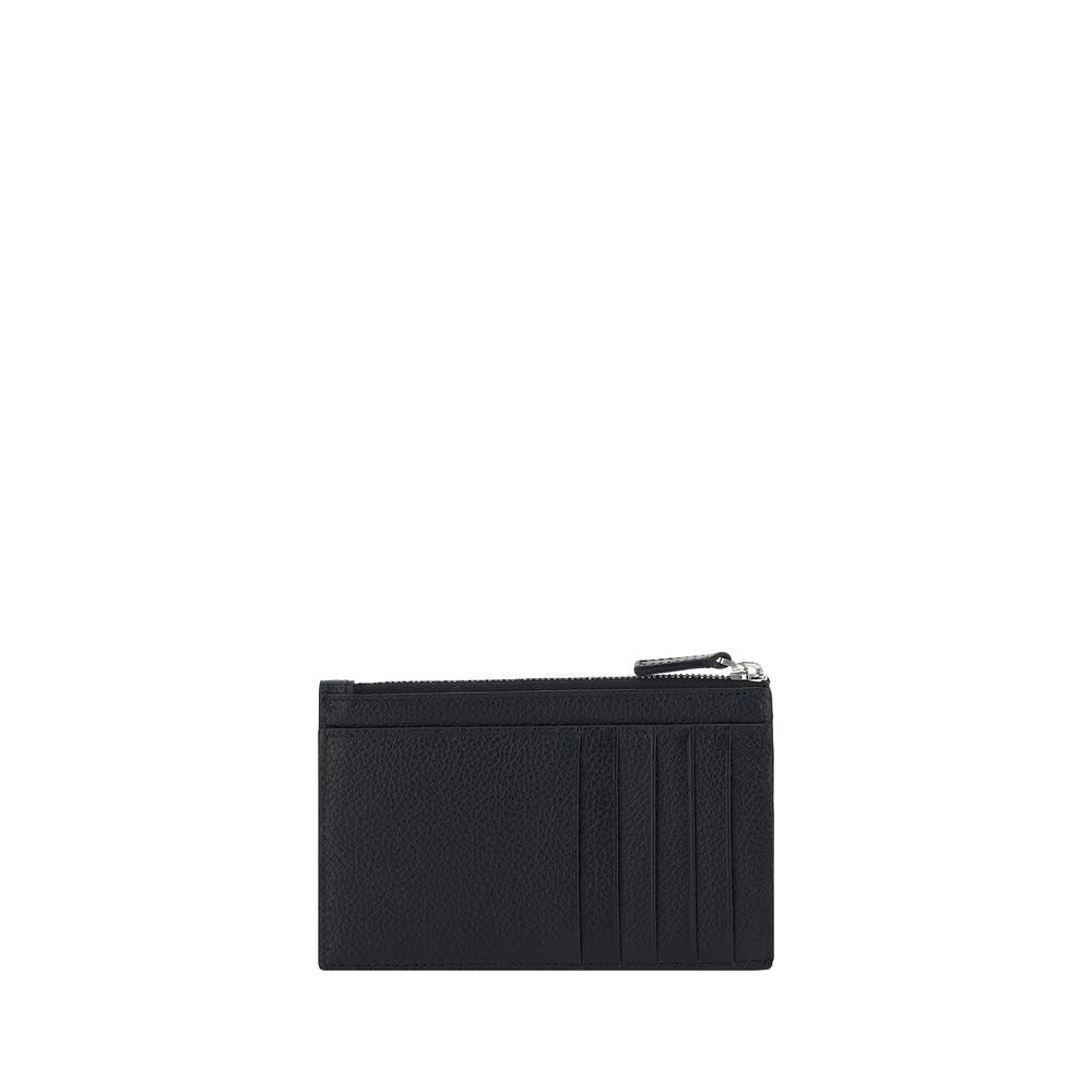 Porte-cartes Balenciaga monogramme noir