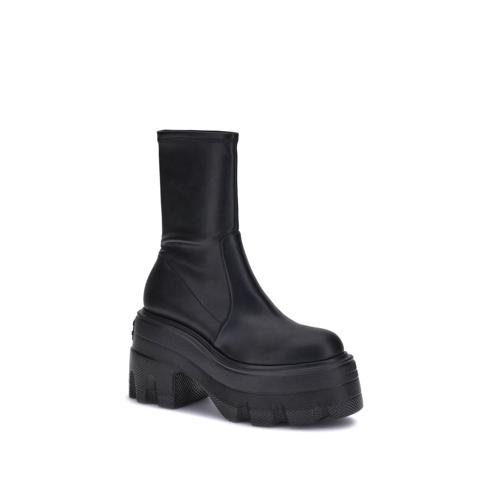 Bottines Casadei à talon noires