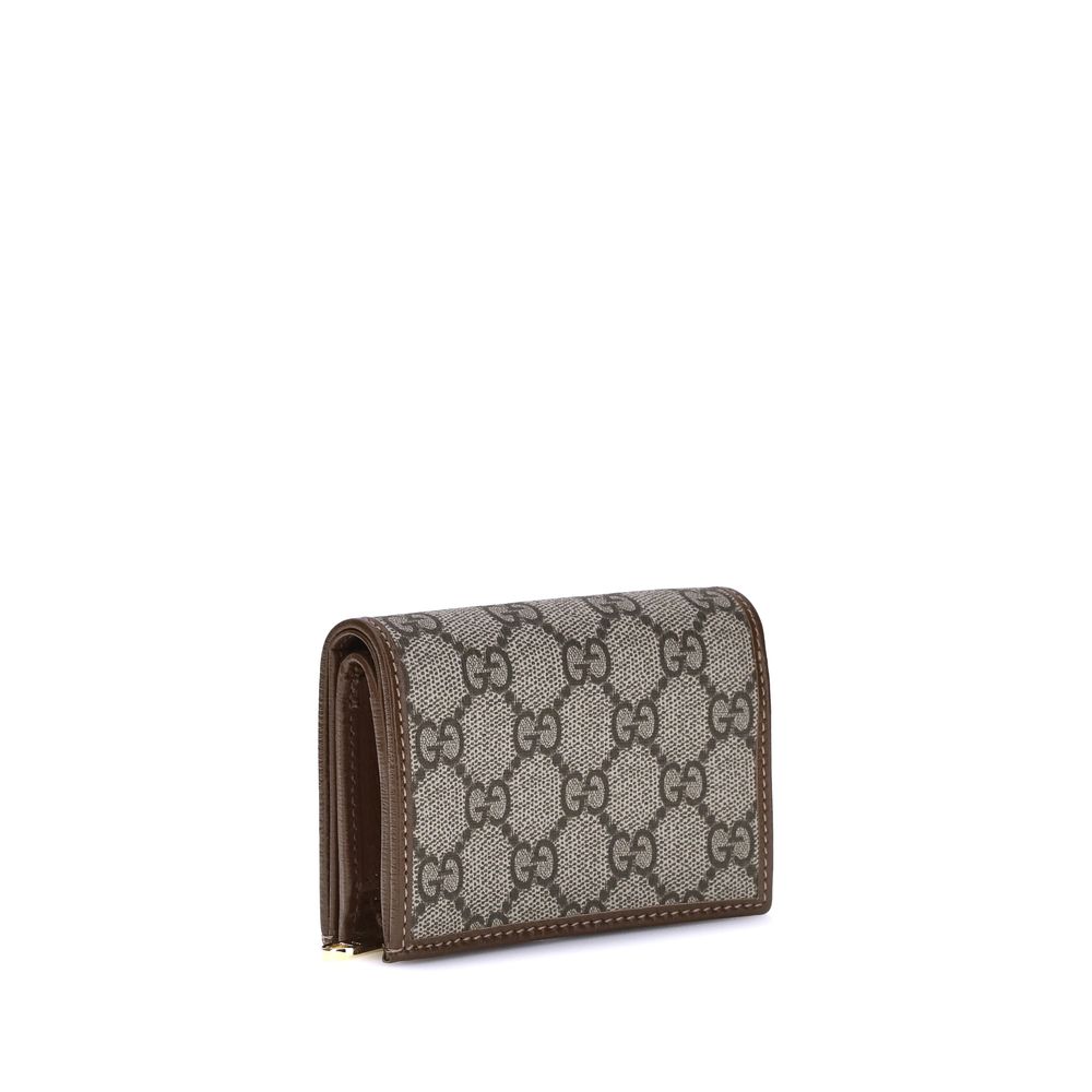 Portefeuille Gucci Horsebit noir