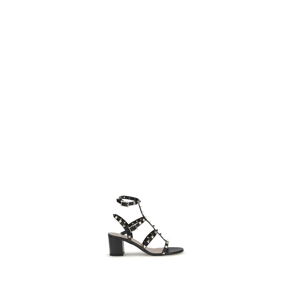 Sandales Valentino Garavani Rockstud noires