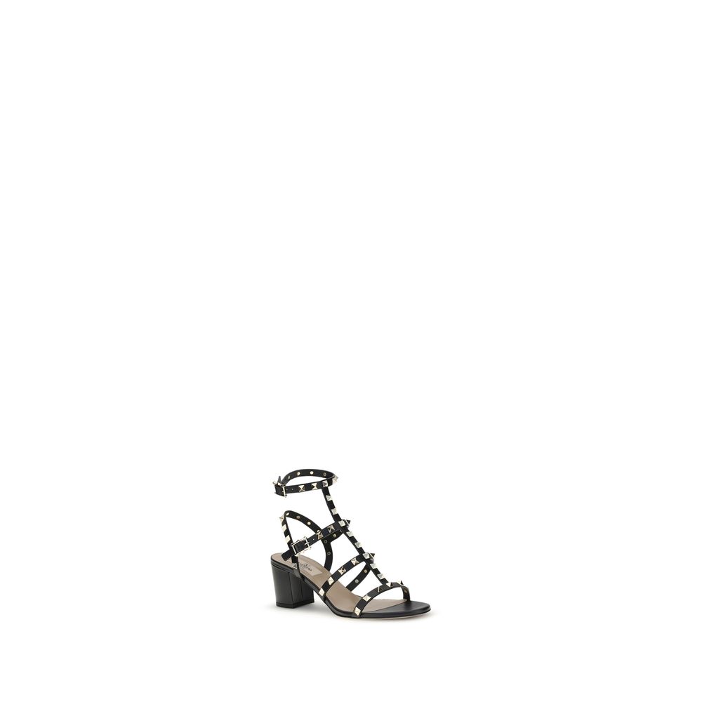 Sandales Valentino Garavani Rockstud noires