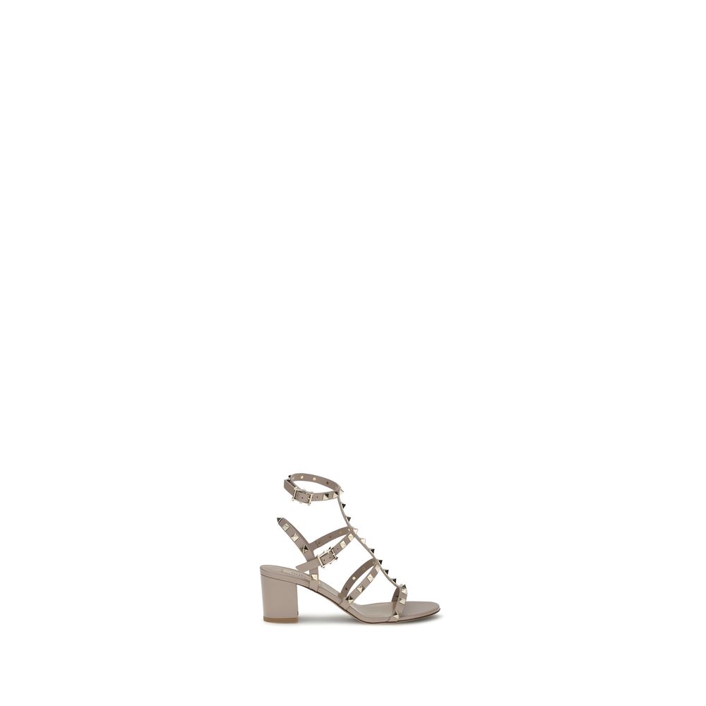 Sandales Valentino Garavani Rockstud noires