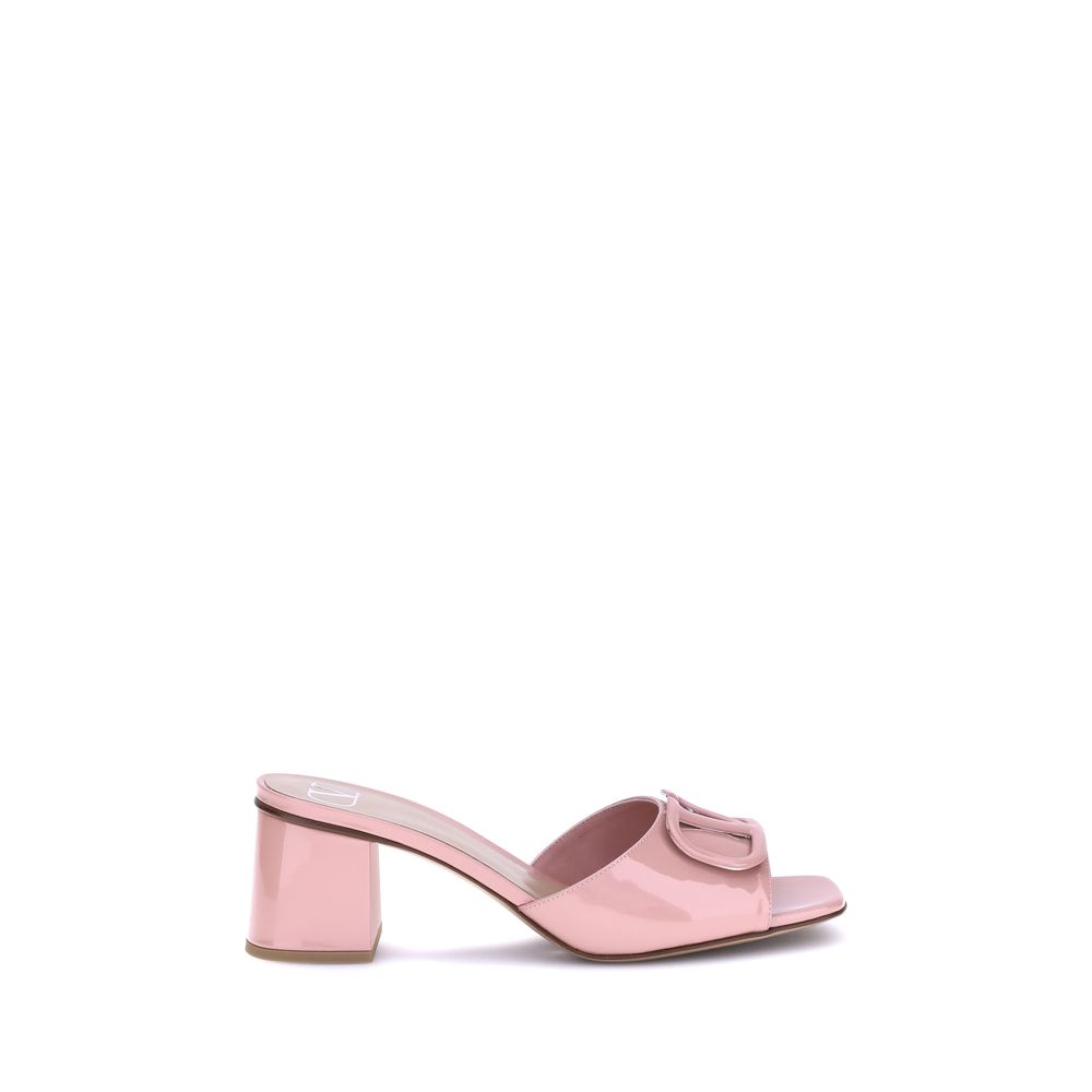 Sandales Valentino Garavani Vlogo noires