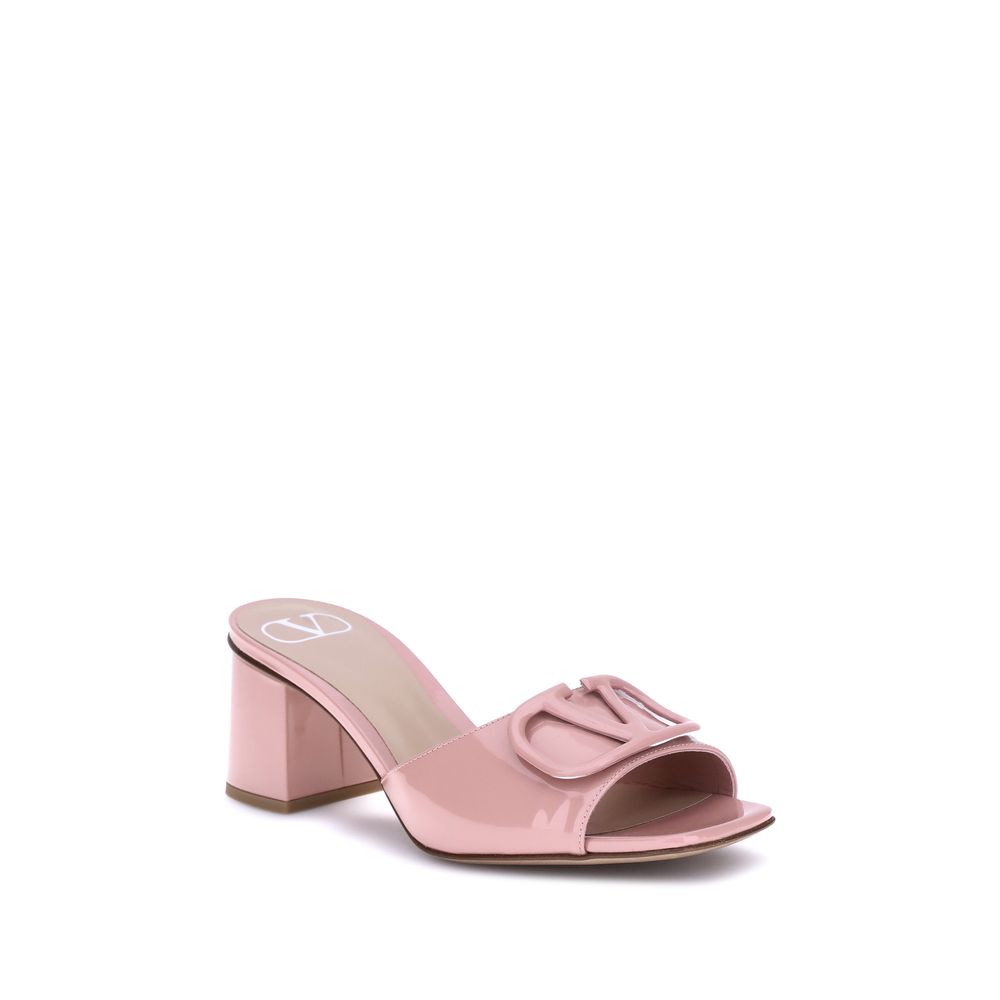 Sandales Valentino Garavani Vlogo noires