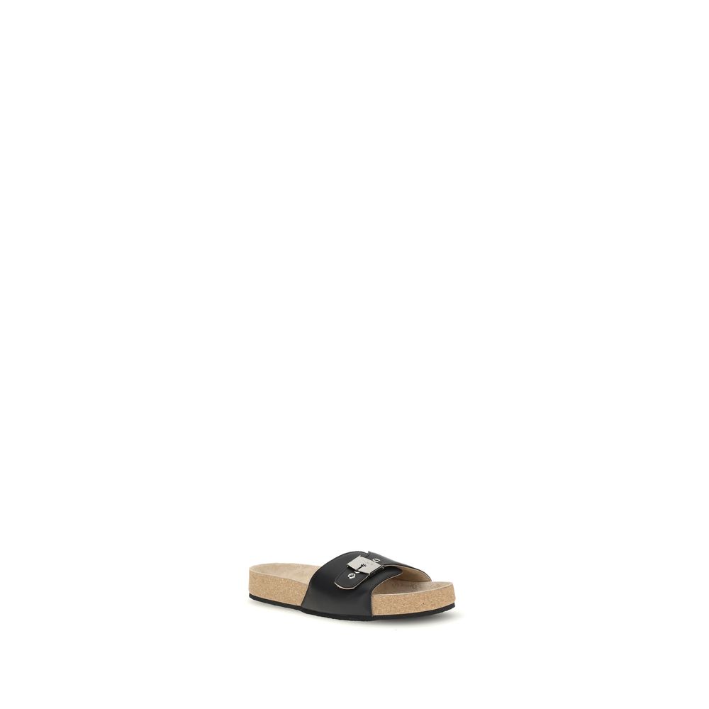 Sandales Scholl par Balenciaga noires
