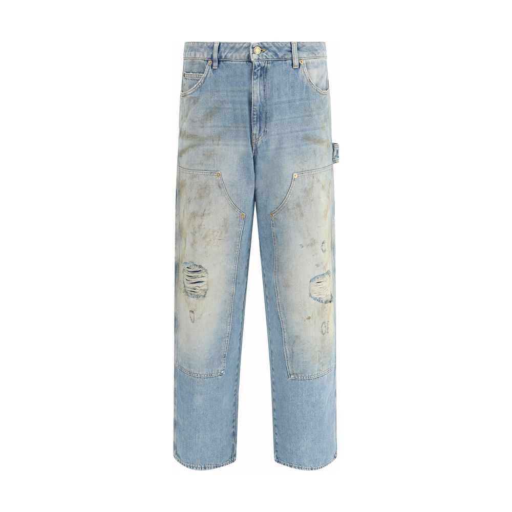 Jeans Golden Goose Marley déchirés bleus