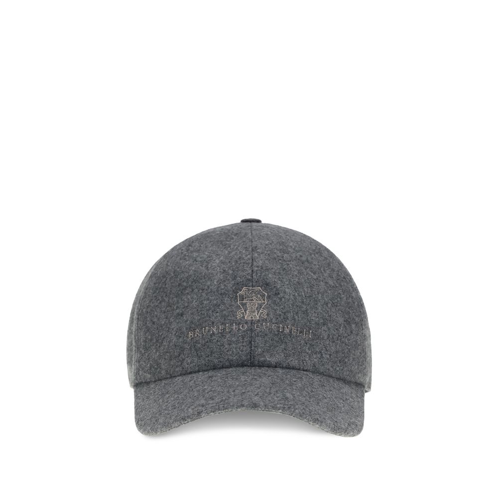 Casquette Brunello Cucinelli logo grise
