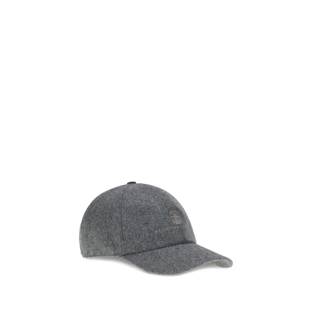 Casquette Brunello Cucinelli logo grise