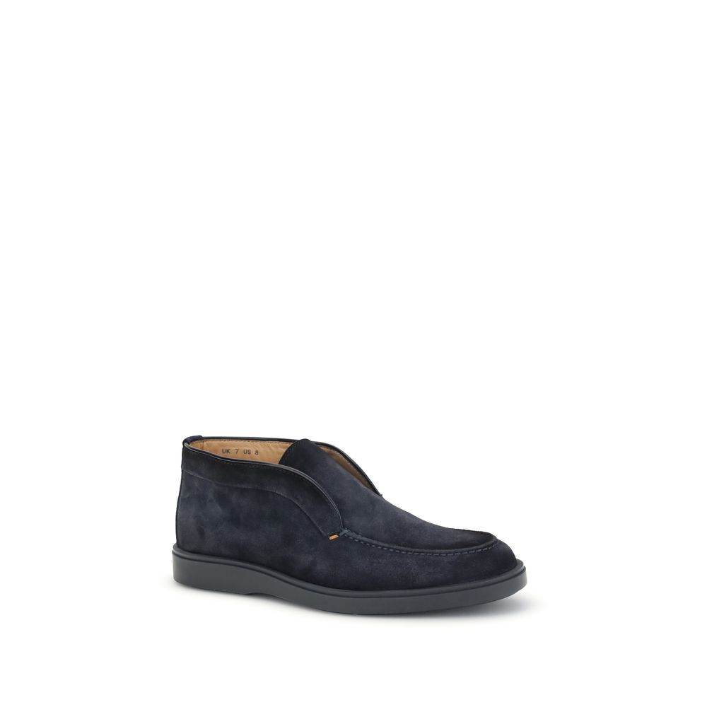 Mocassins Santoni Polo beiges