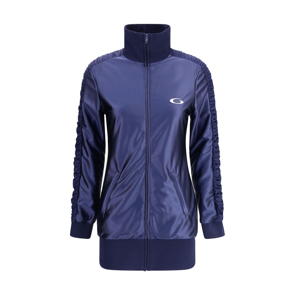 Ensemble Balenciaga Tracksuit brillant noir