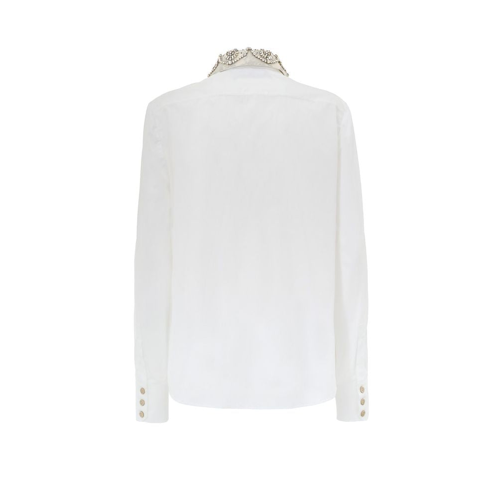 Chemise Gucci blanche avec col amovible