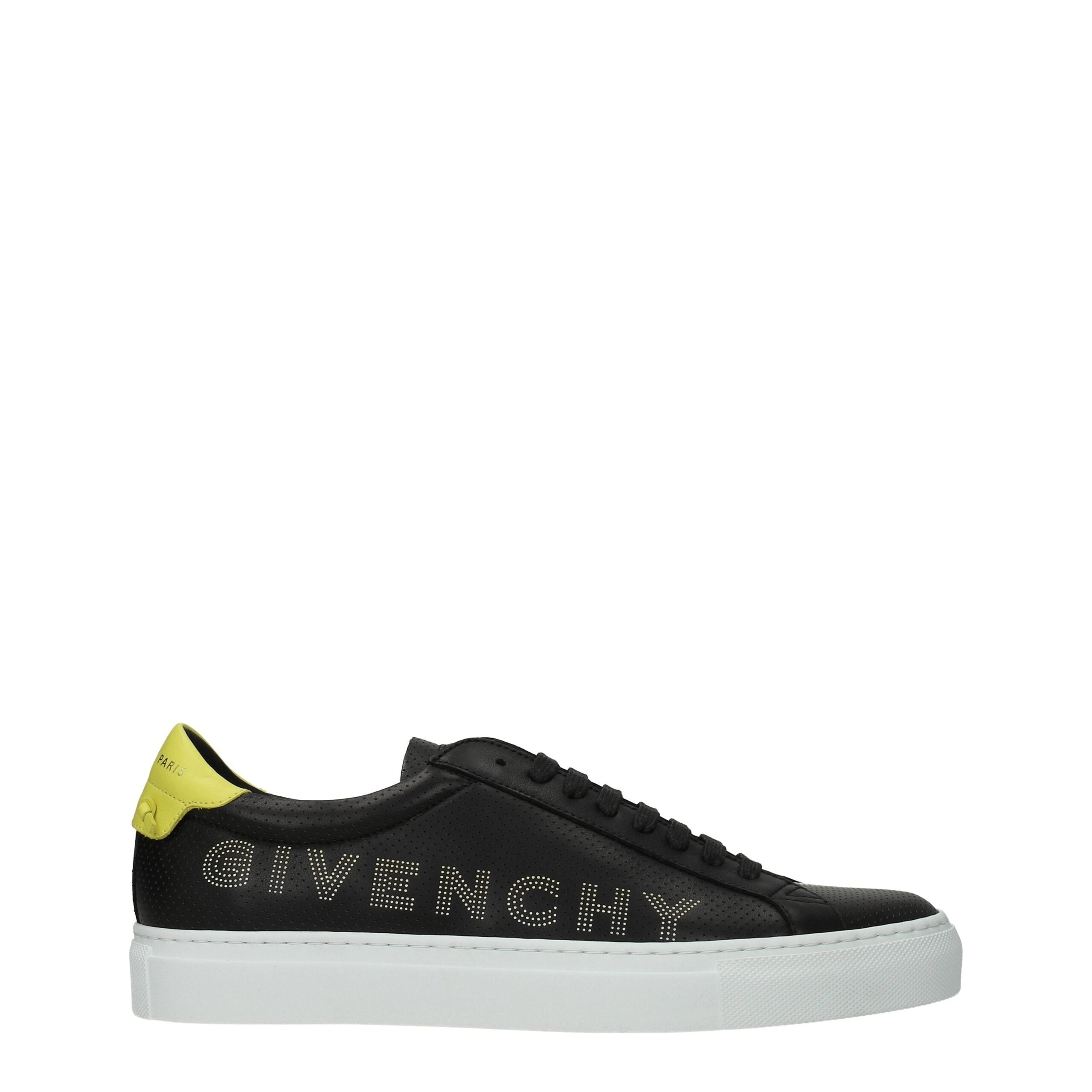 Baskets Givenchy BH0002H0NX003 noires et jaunes
