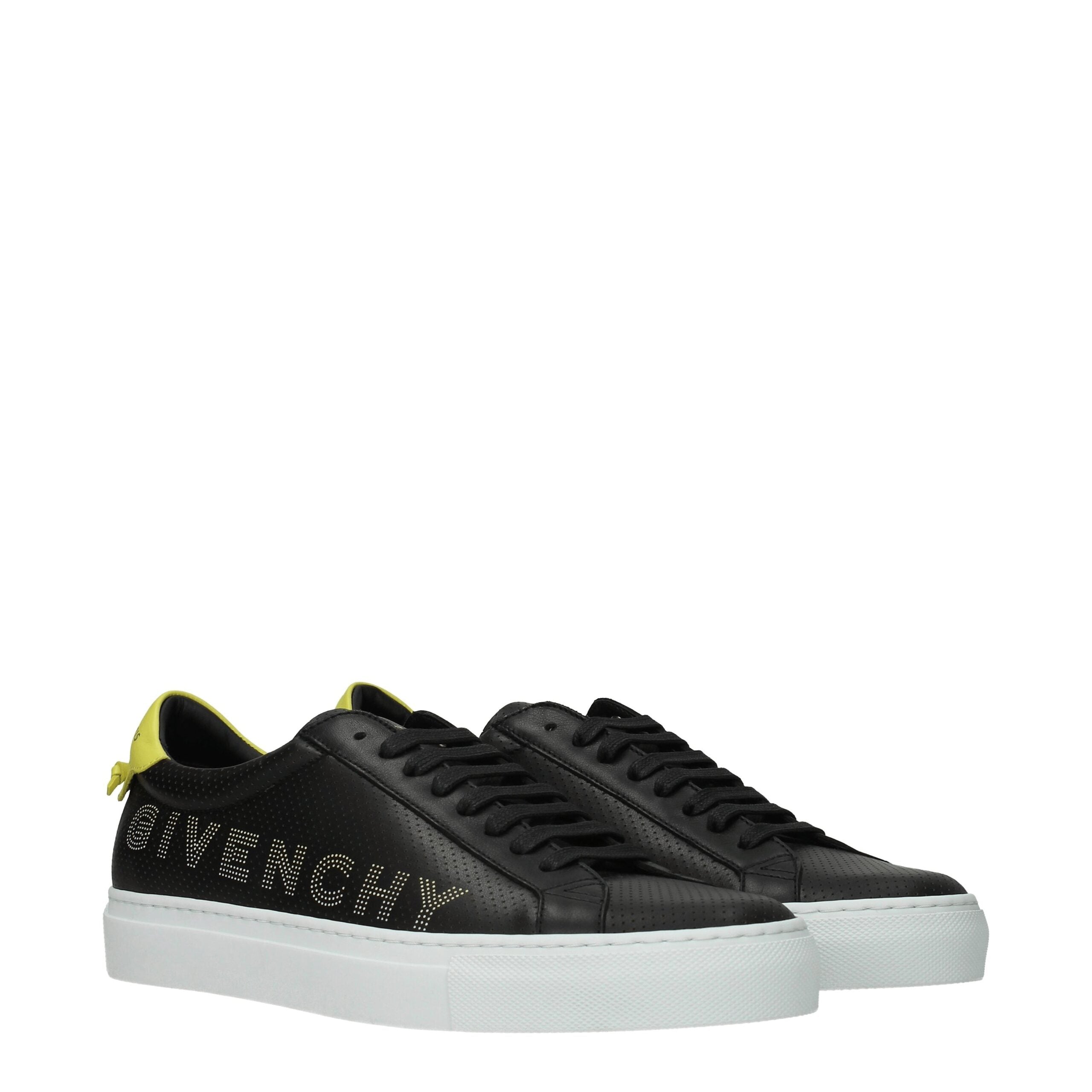 Baskets Givenchy BH0002H0NX003 noires et jaunes