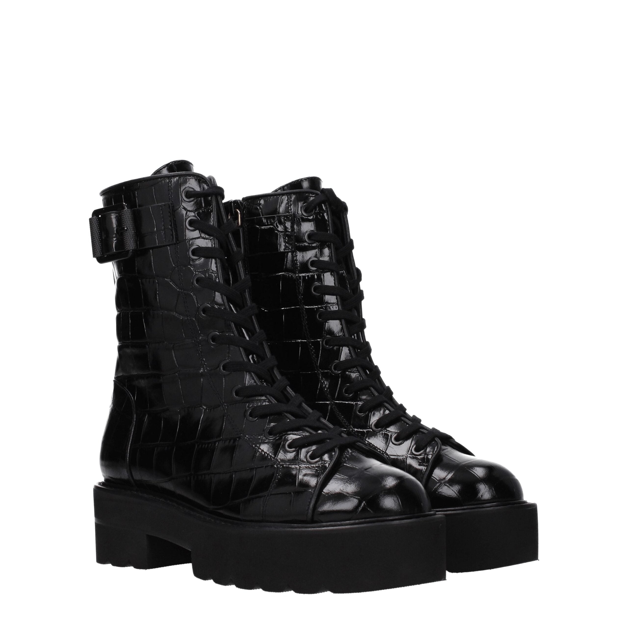 Bottines Stuart Weitzman Ryder noires