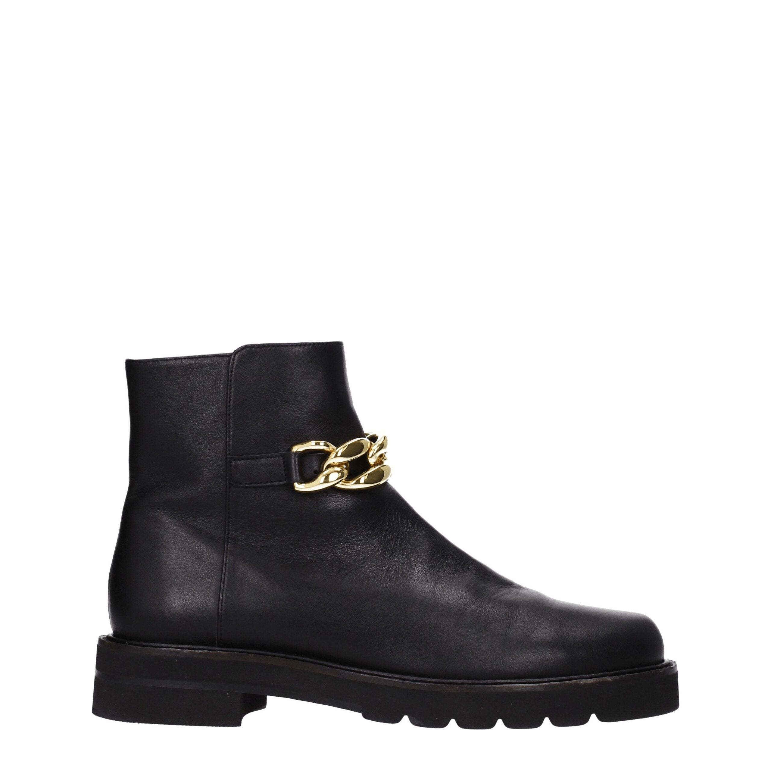 Bottines Stuart Weitzman CHAINLIFT noires