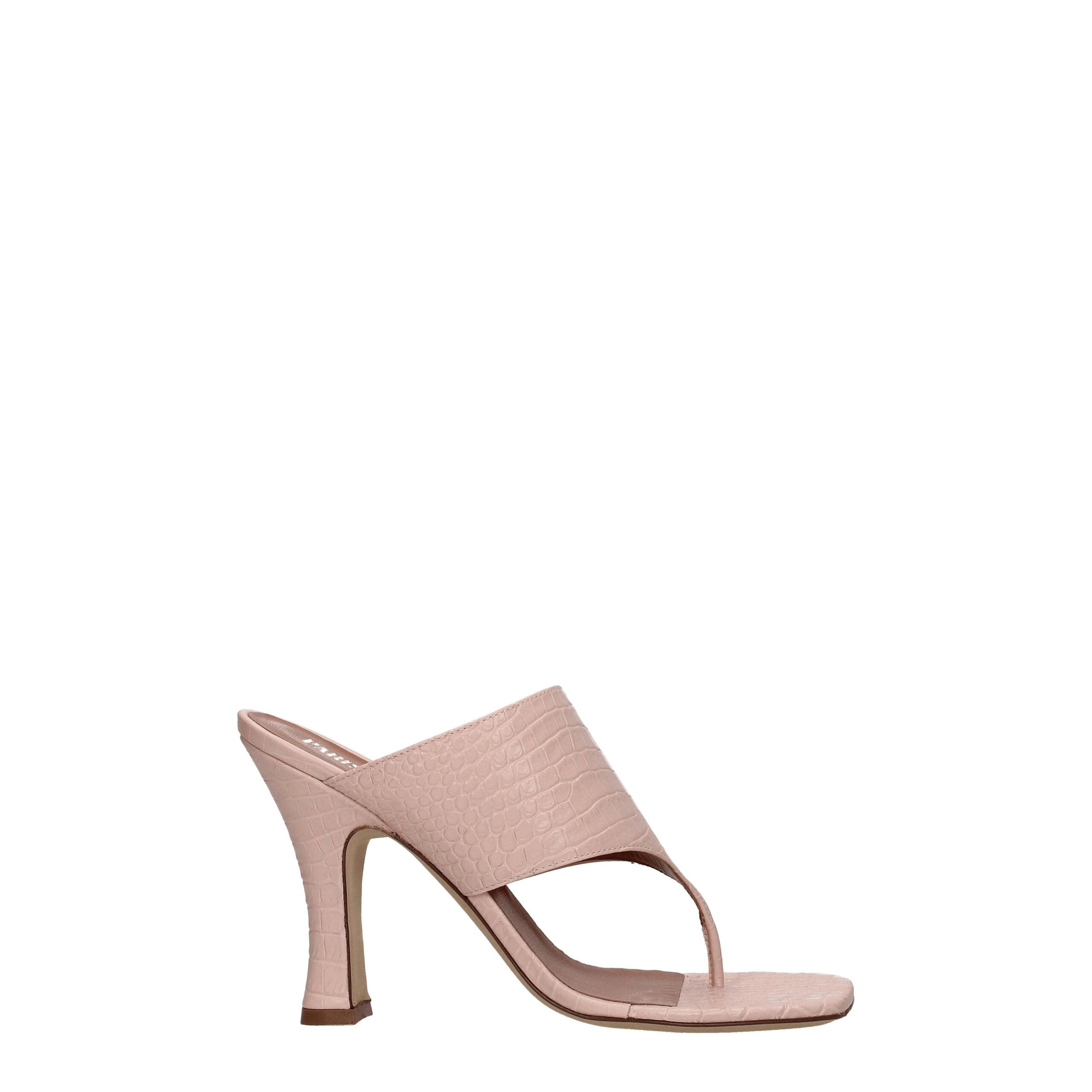 Sandales Paris Texas en cuir rose