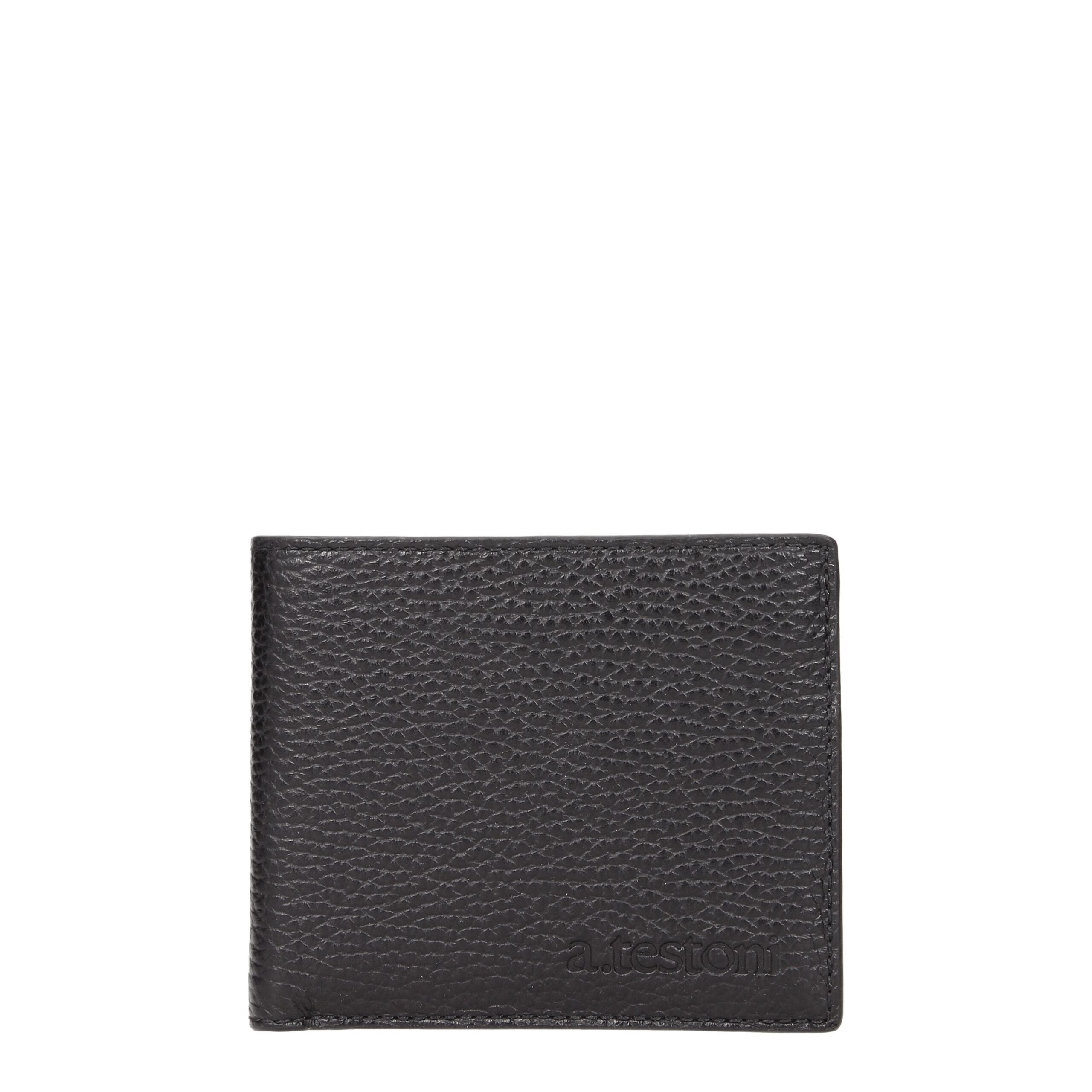 Portefeuille Testoni noir