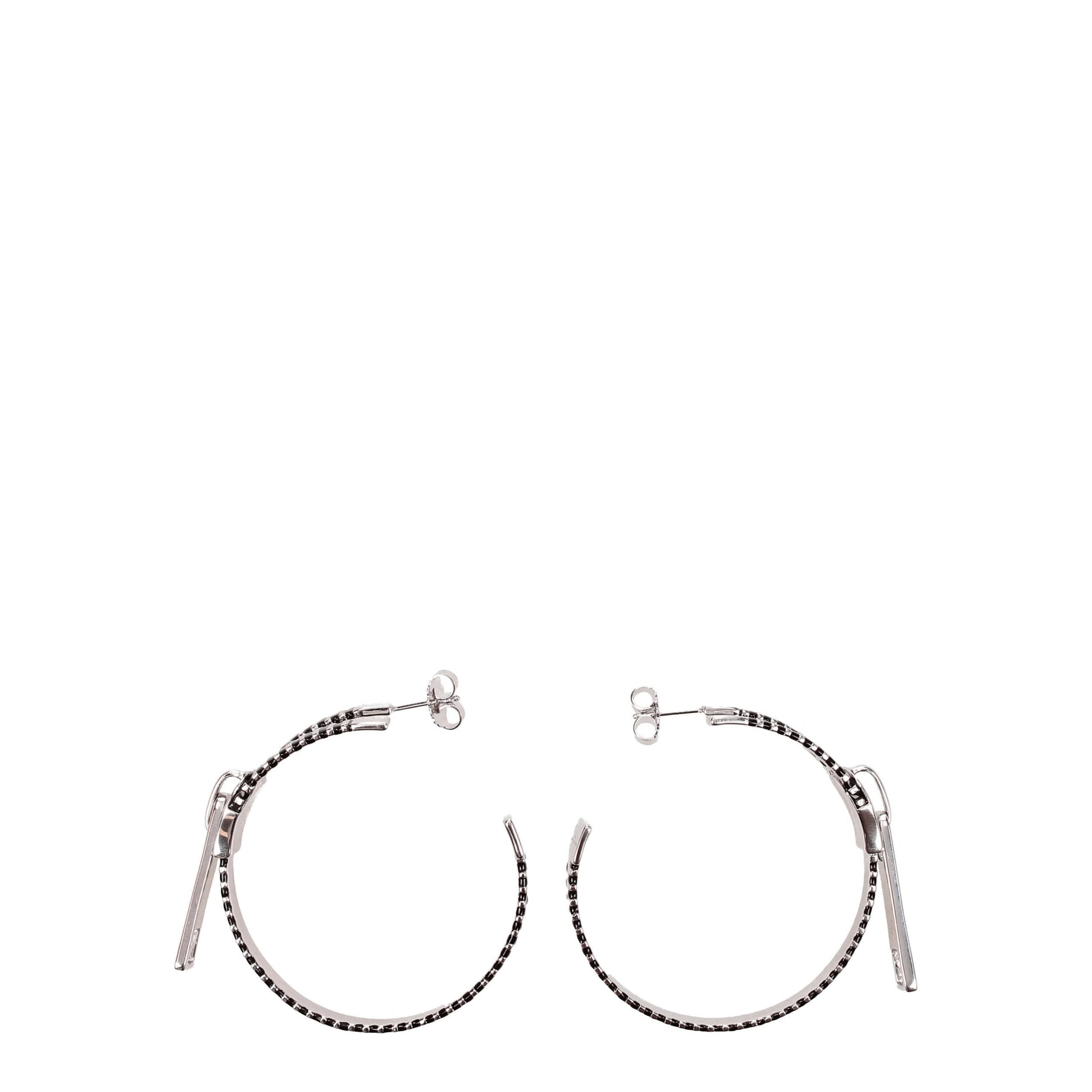 Boucles d'oreilles Marc Jacobs argentées