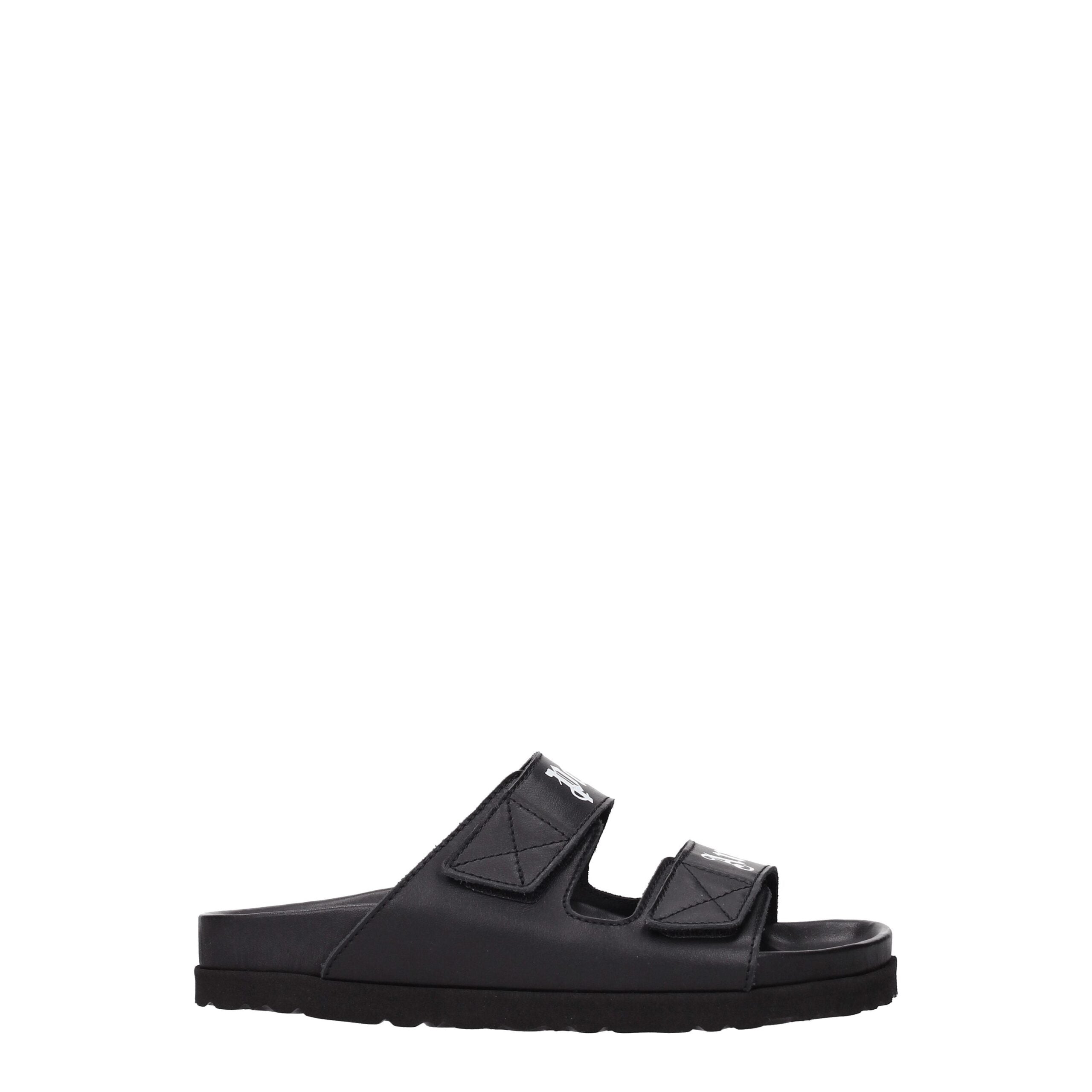 Sandales Palm Angels en cuir noires