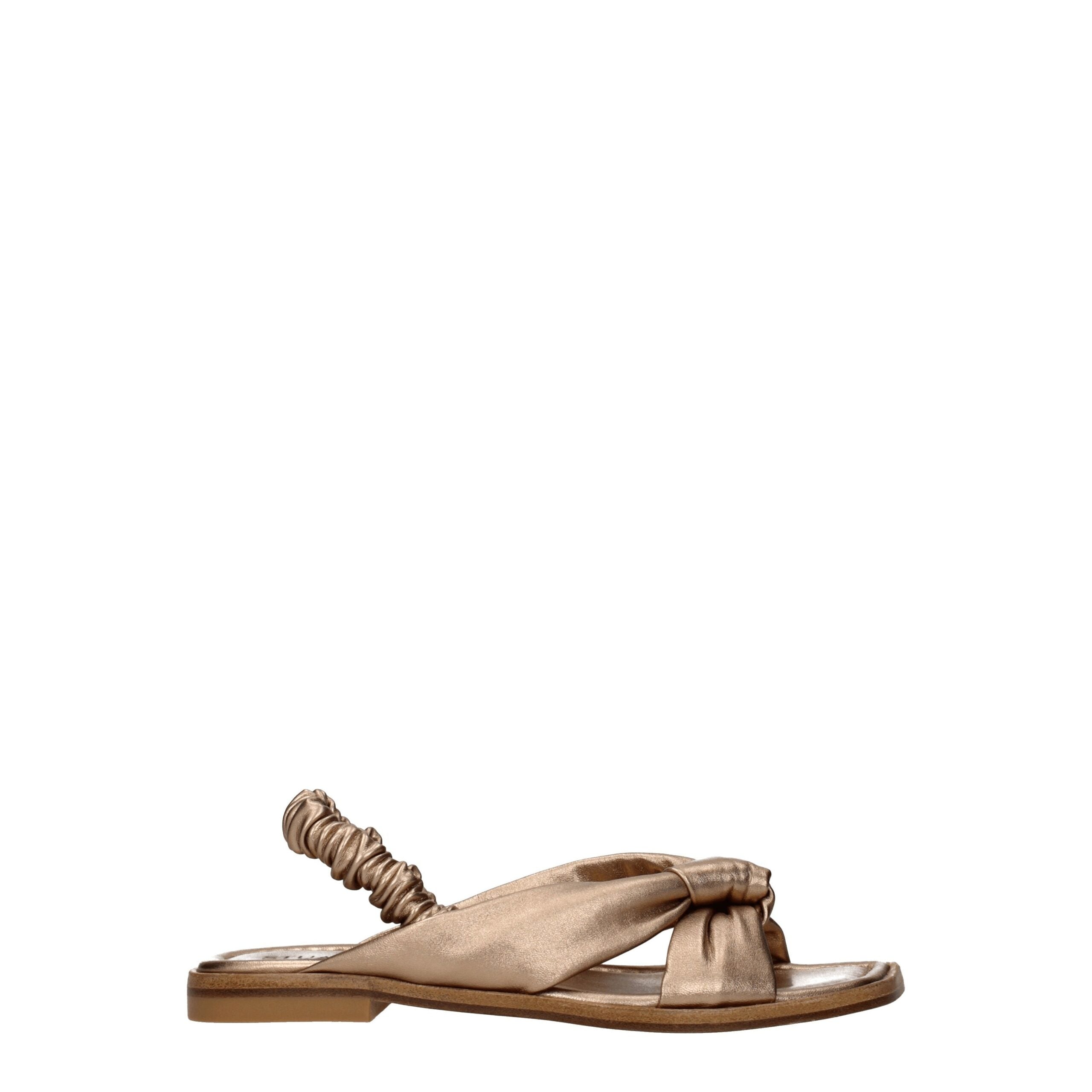Sandales Stuart Weitzman PLAYAKNOTLIDS dorées