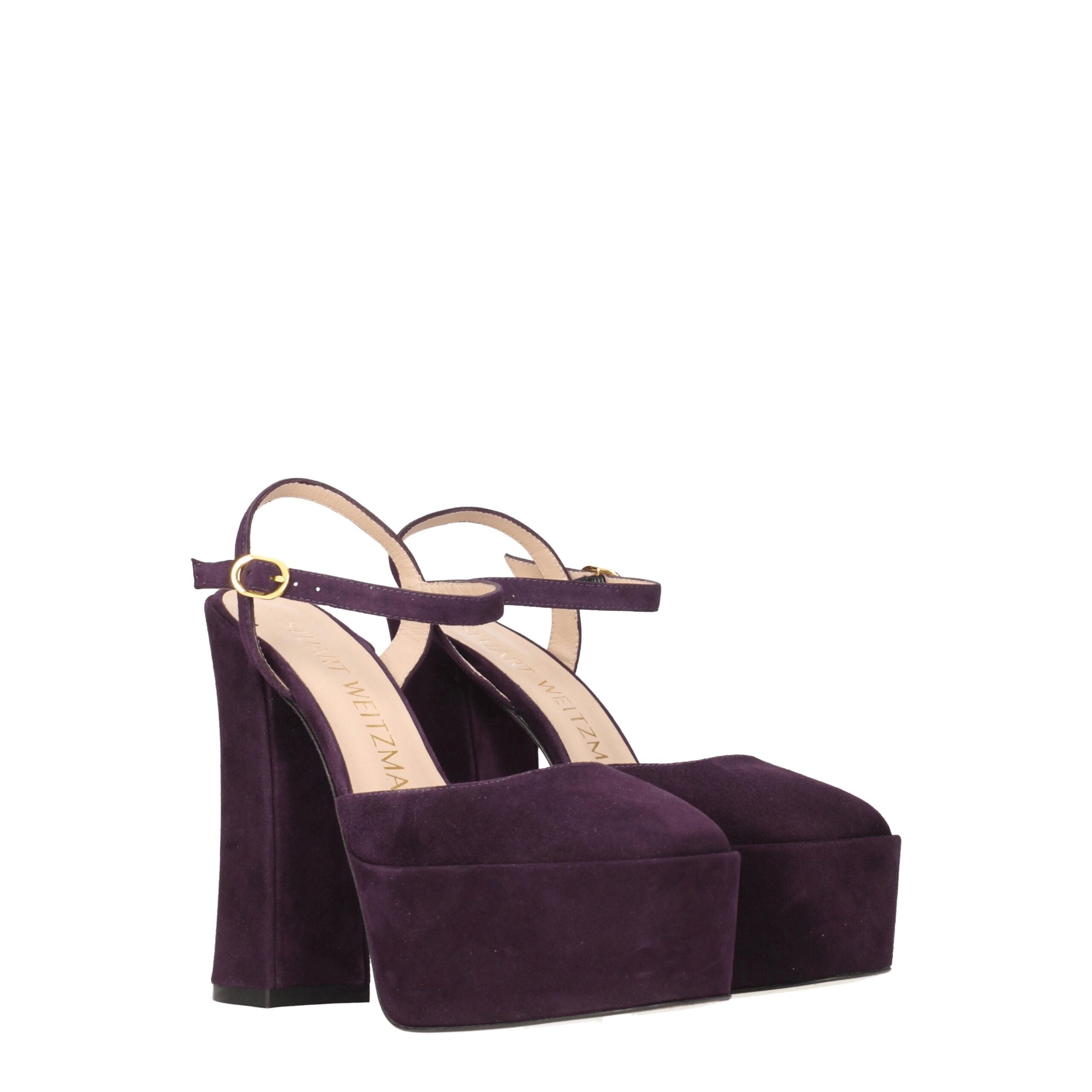 Sandales Stuart Weitzman aubergine