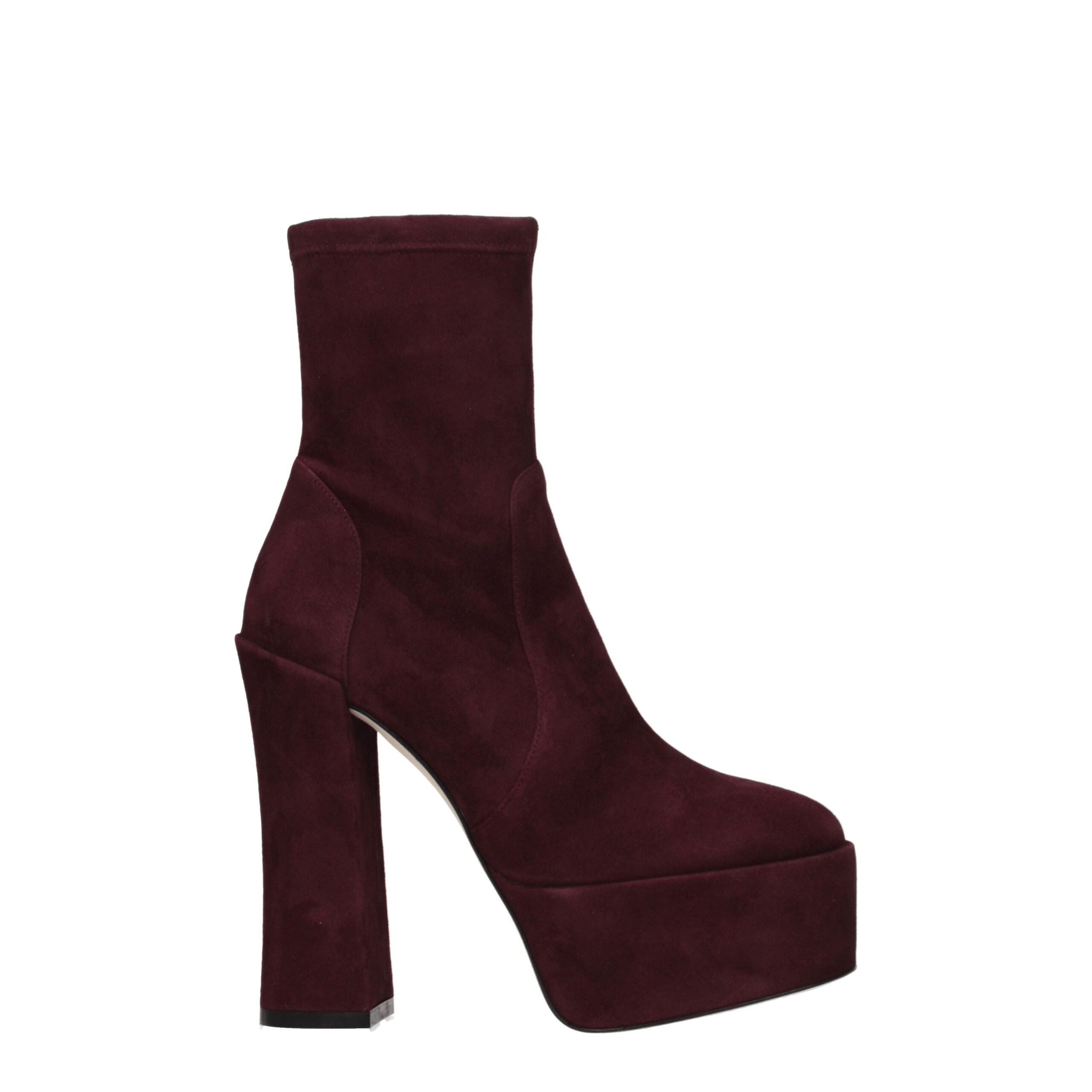 Bottines Stuart Weitzman violettes