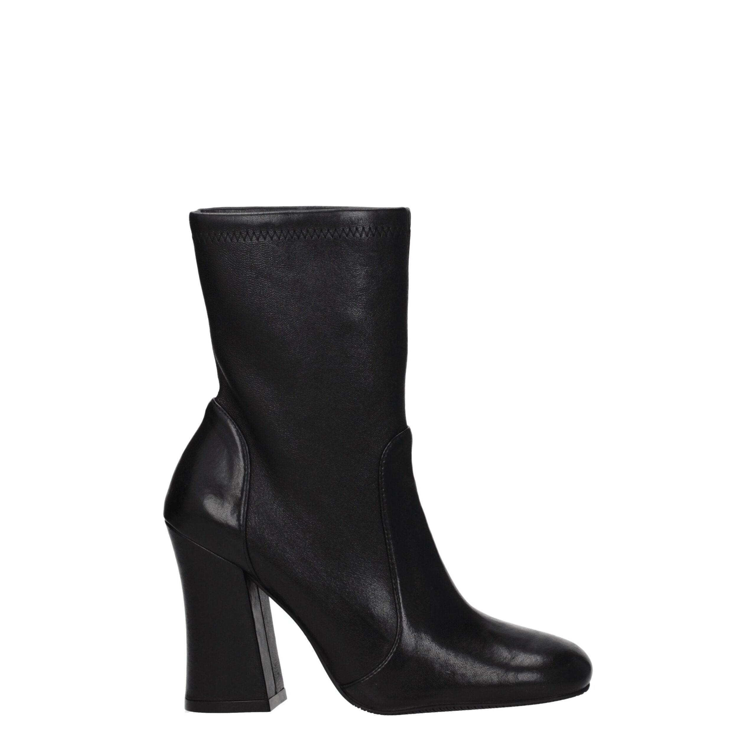 Bottines Stuart Weitzman CURVEBLOCK noires